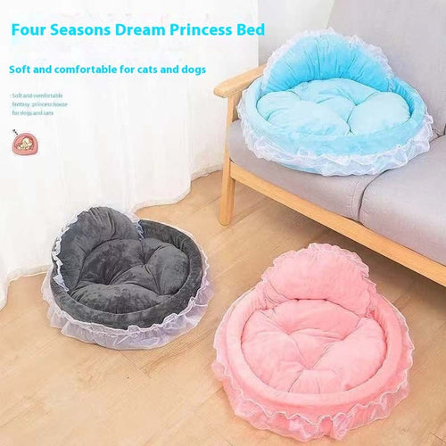Pet Supplies Cute Princess Bed Cute Lace Teddy
